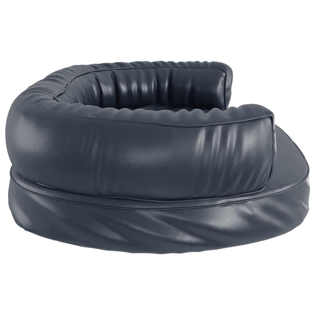 vidaXL Ergonomiczne legowisko dla psa, ciemnoniebieskie, 88x65 cm