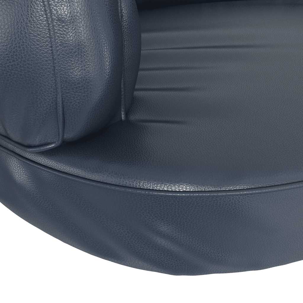 vidaXL Ergonomiczne legowisko dla psa, ciemnoniebieskie, 88x65 cm
