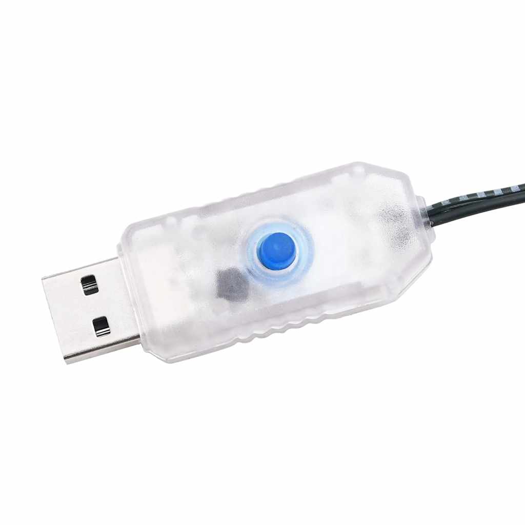 vidaXL Ozdoba świąteczna LED w kształcie choinki, 200 LED, 98x150 cm