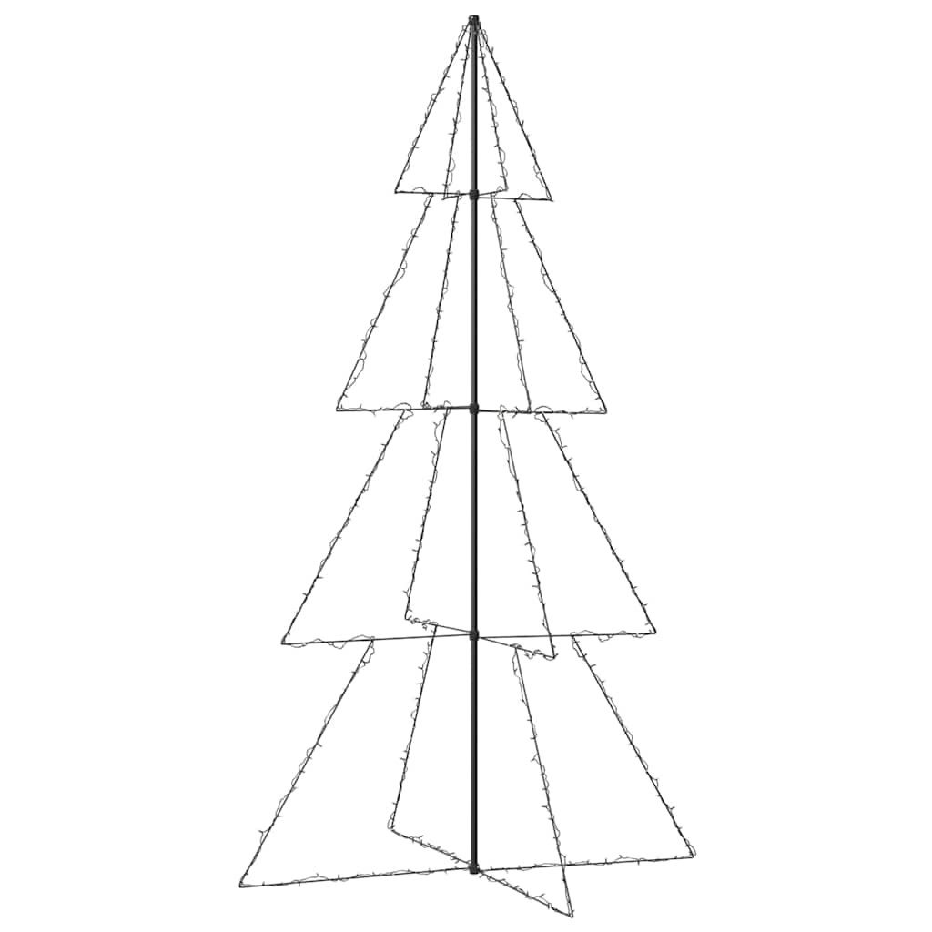 vidaXL Ozdoba świąteczna LED w kształcie choinki, 360 LED, 143x250 cm