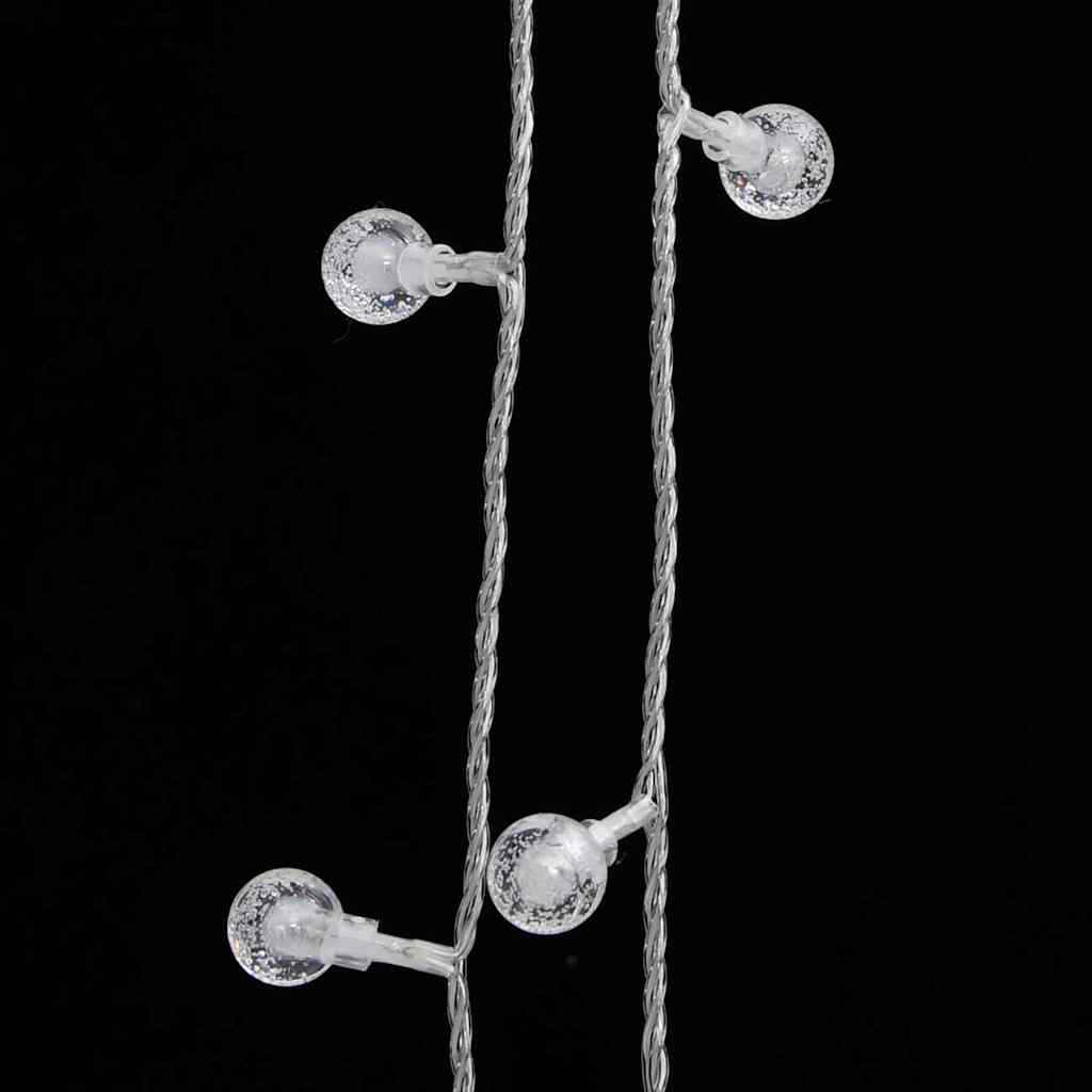 vidaXL Lampki świąteczne, 20 m, 200 diod LED, ciepła biel, 8 funkcji