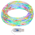 vidaXL Lampki świąteczne, 40 m, 400 kolorowych diod LED, 8 funkcji