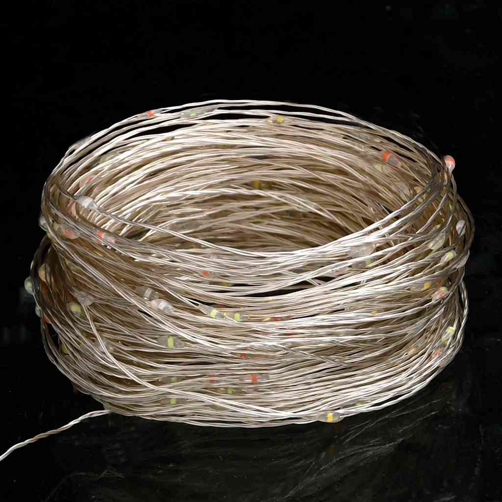vidaXL Lampki świąteczne, 40 m, 400 kolorowych diod LED, 8 funkcji