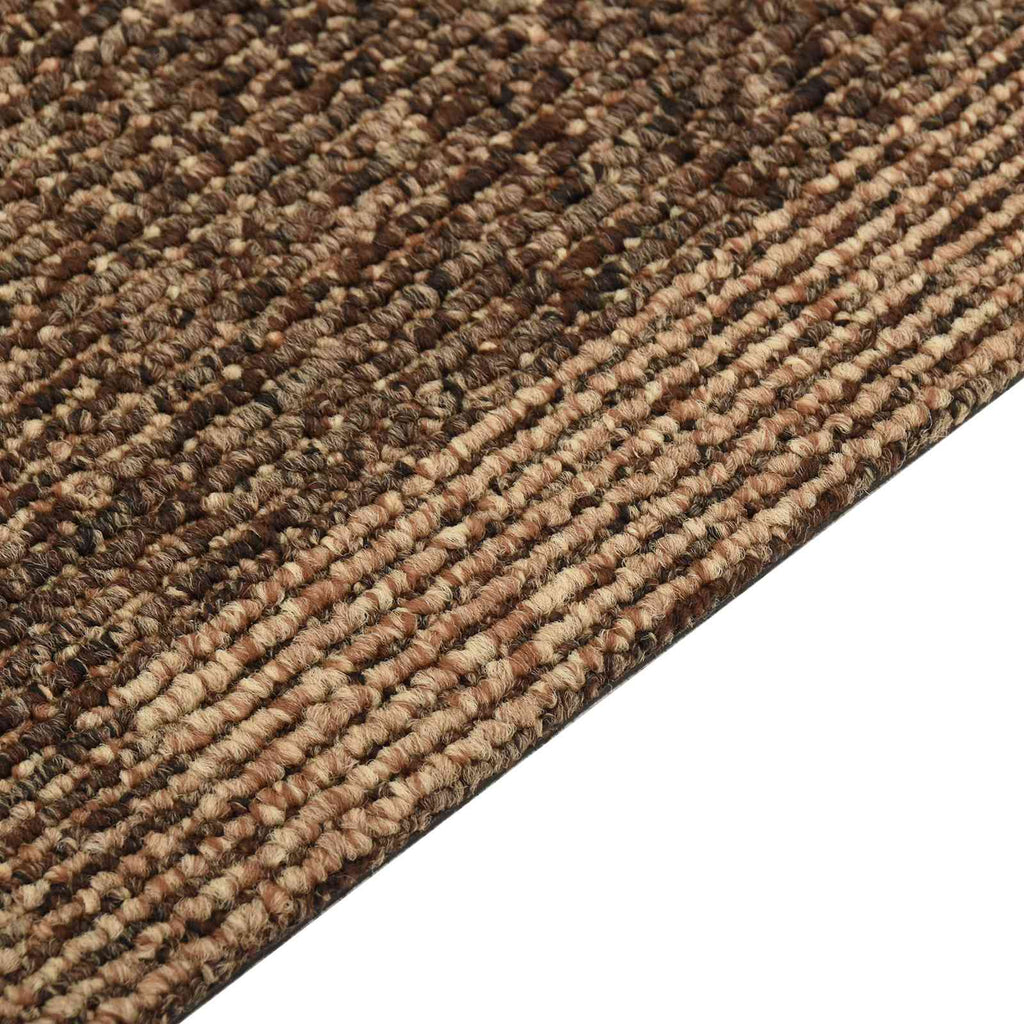 vidaXL Dywan podłogowy 20 pcs Brązowy 50 x 50 cm PP