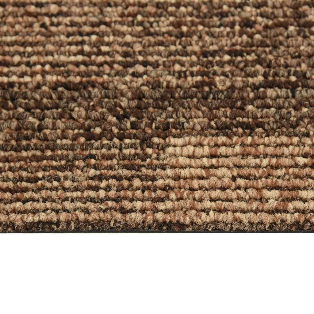 vidaXL Dywan podłogowy 20 pcs Brązowy 50 x 50 cm PP