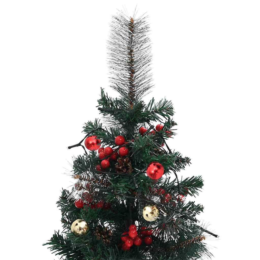 vidaXL Choinki z lampkami do wbicia w ziemię, 2 szt., 76 cm, PVC