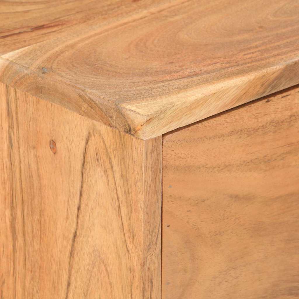 vidaXL Komoda, 88x30x73 cm, lite drewno akacjowe