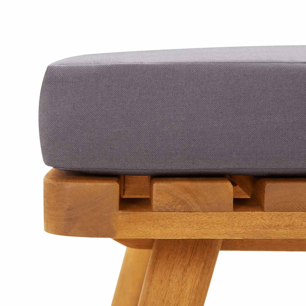 vidaXL 2-osobowa sofa ogrodowa z poduszkami, lite drewno akacjowe