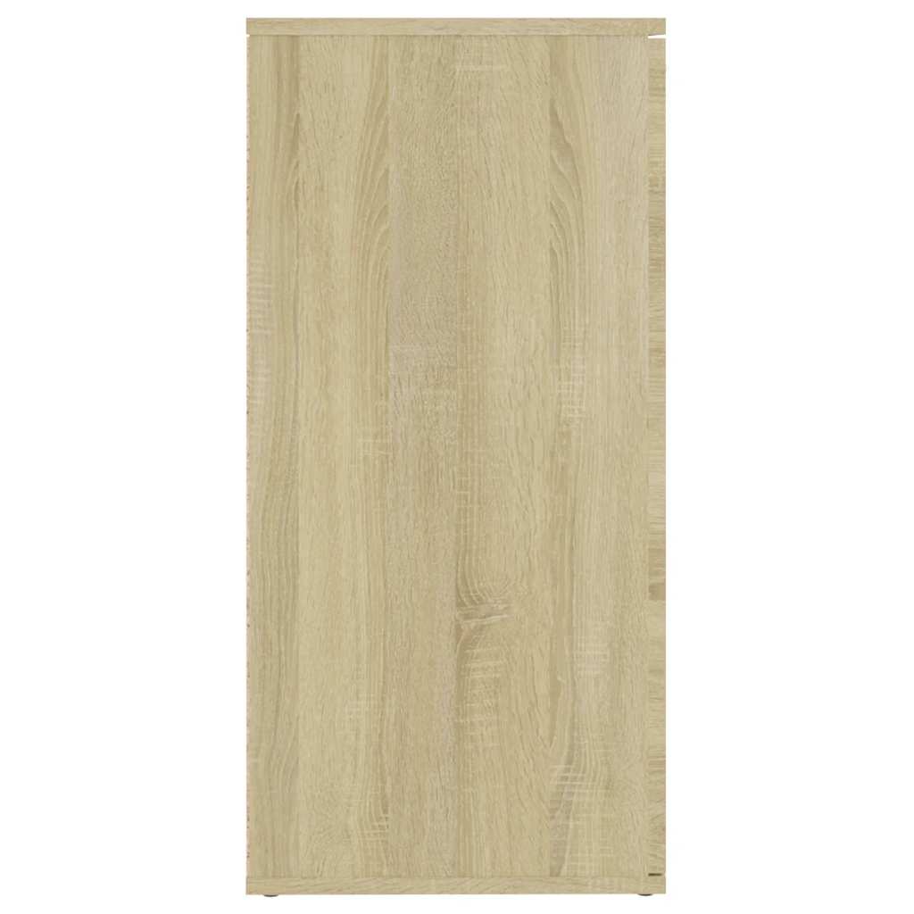 vidaXL Szafka, dąb sonoma, 160x36x75 cm, materiał drewnopochodny
