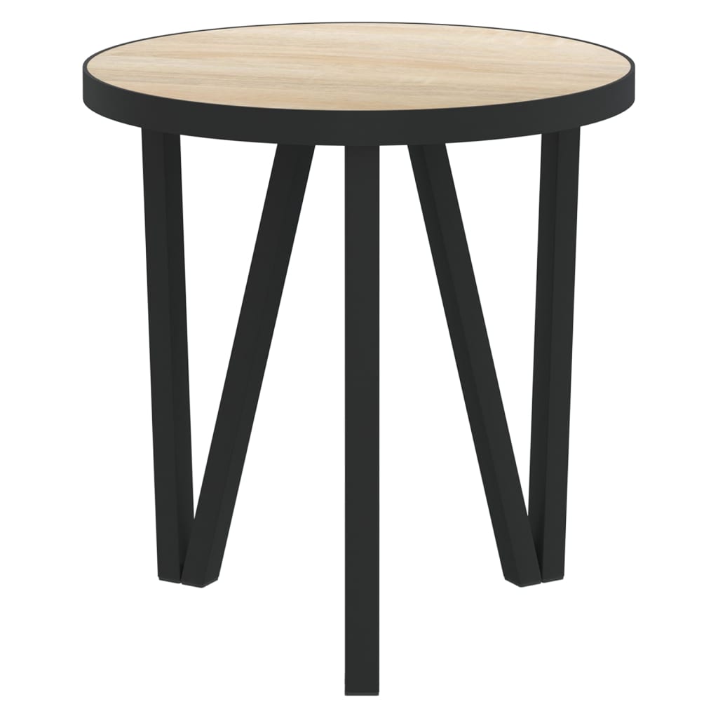 vidaXL Stolik herbaciany, dąb sonoma, Ø35 cm, MDF