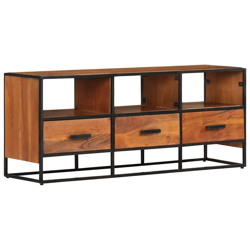 vidaXL Szafka pod telewizor, 110x30x45 cm, lite drewno akacjowe
