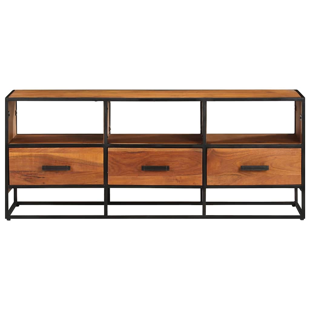 vidaXL Szafka pod telewizor, 110x30x45 cm, lite drewno akacjowe