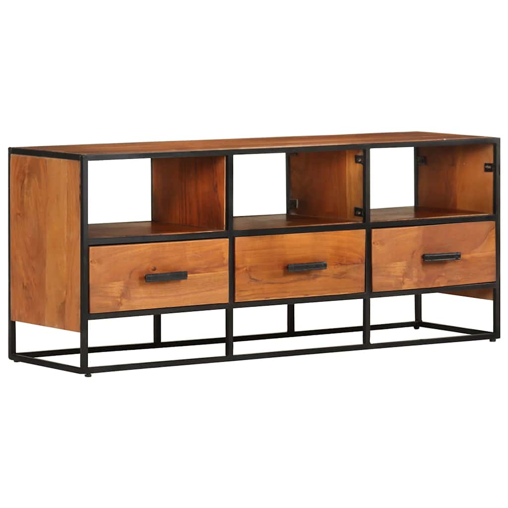 vidaXL Szafka pod telewizor, 110x30x45 cm, lite drewno akacjowe
