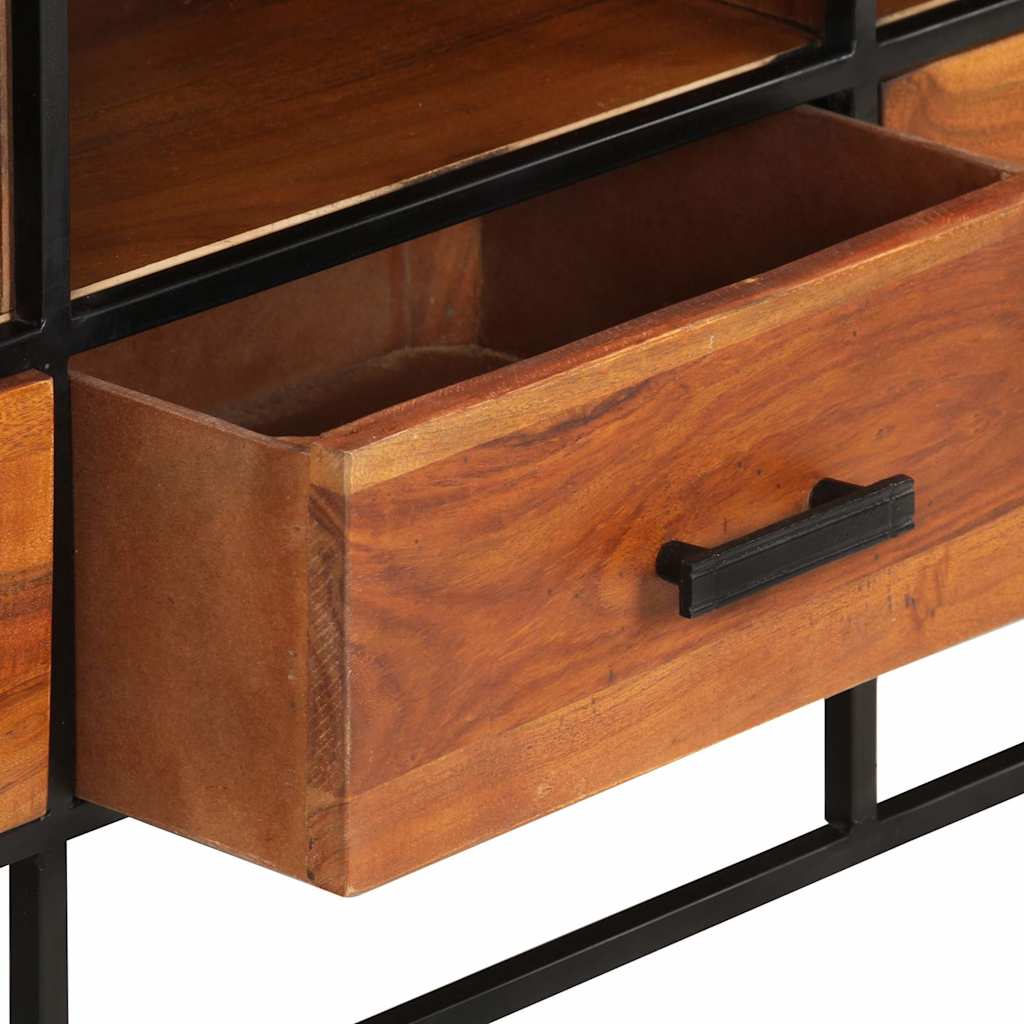 vidaXL Szafka pod telewizor, 110x30x45 cm, lite drewno akacjowe