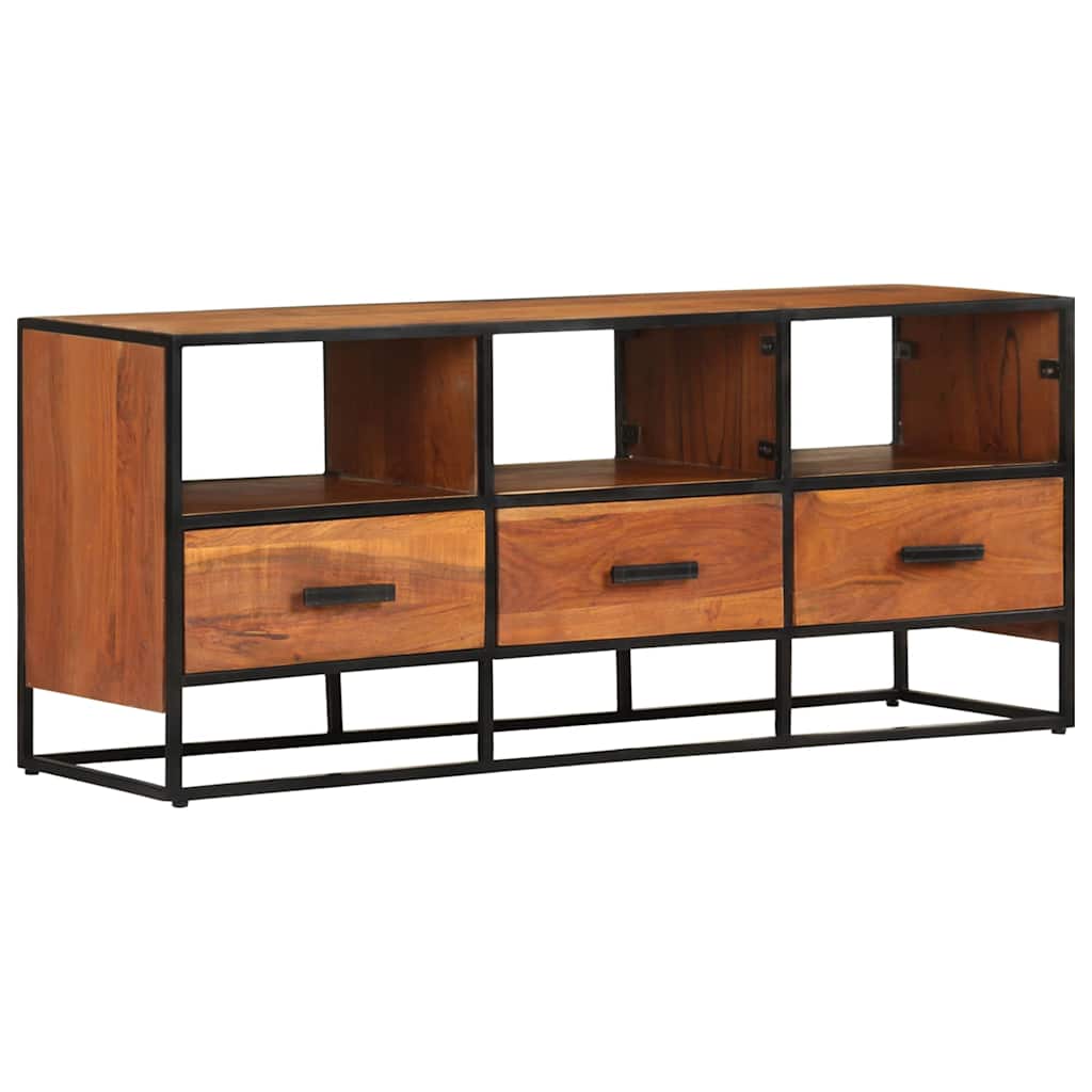 vidaXL Szafka pod telewizor, 110x30x45 cm, lite drewno akacjowe