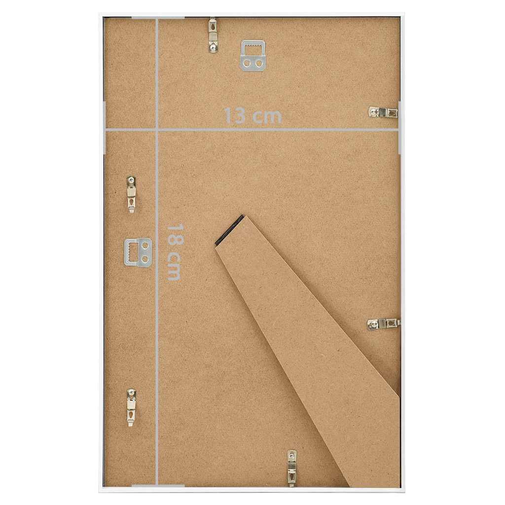 vidaXL Ramki na zdjęcia, 5 szt., ścienne lub stojące, 13x18 cm, MDF