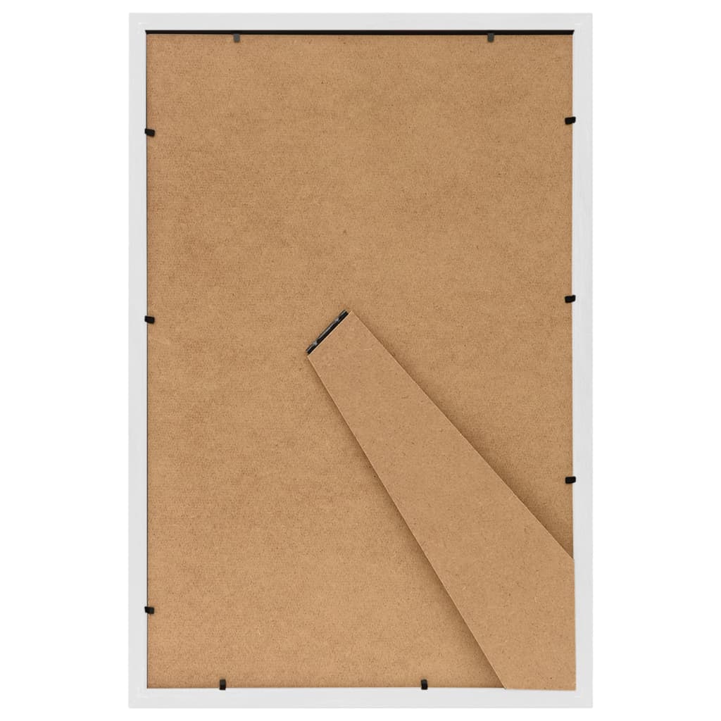 vidaXL Ramki na zdjęcia, 5 szt., stojące, białe, 21x29,7 cm, MDF