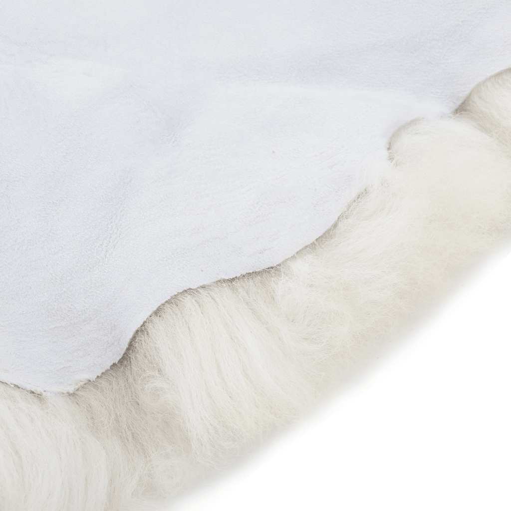 vidaXL Skóra owcza, kremowa, (60-70)x(90-100) cm
