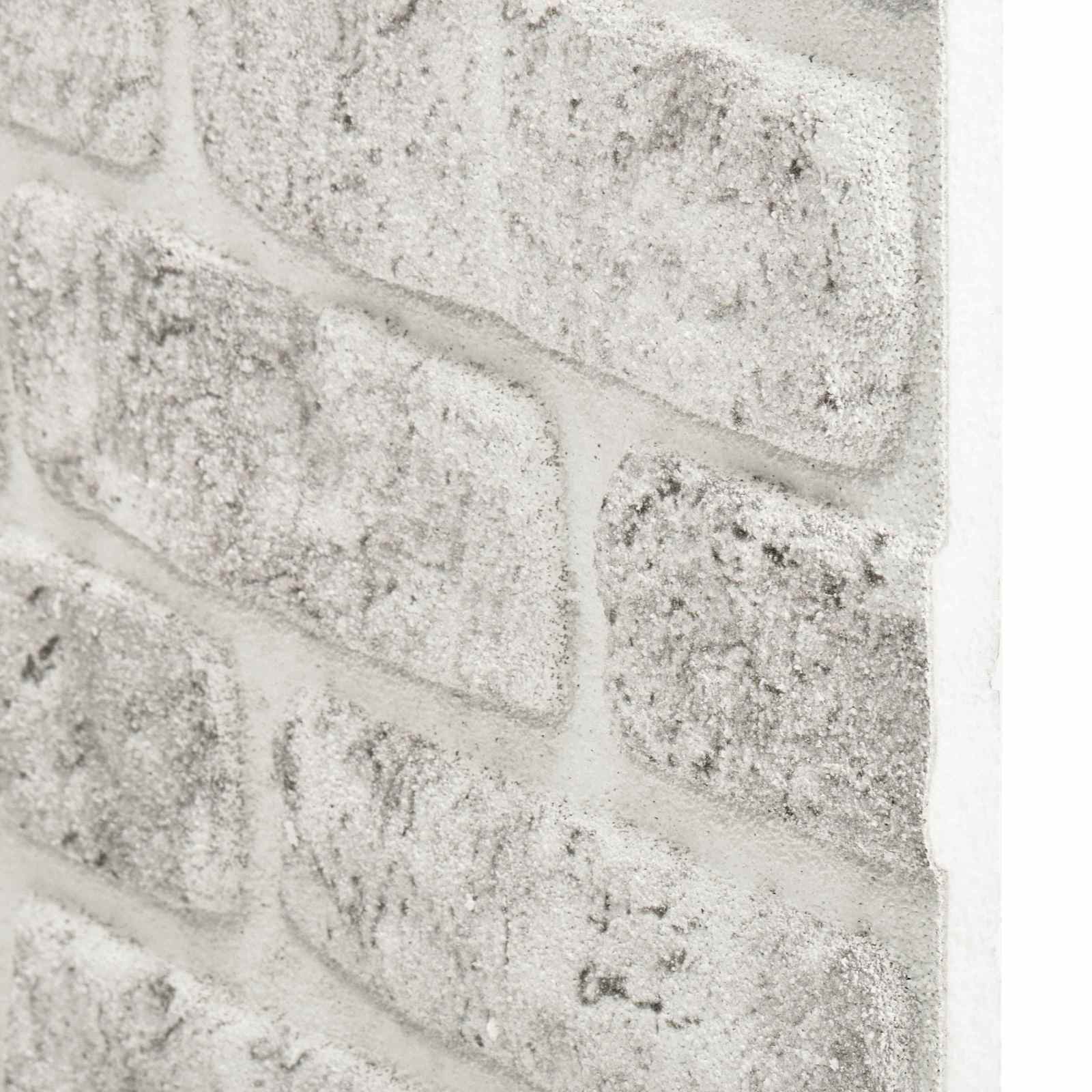 vidaXL Panele ścienne 10 pcs jasnoszary 100 x 50 cm Pianka EPS