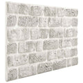 vidaXL Panele ścienne 10 pcs jasnoszary 100 x 50 cm Pianka EPS