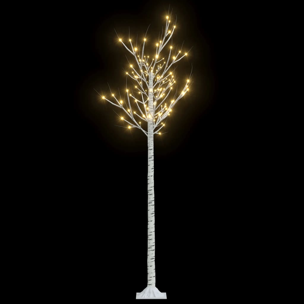 vidaXL Wierzba z oświetleniem, 200 ciepłych białych LED, 1,8 m