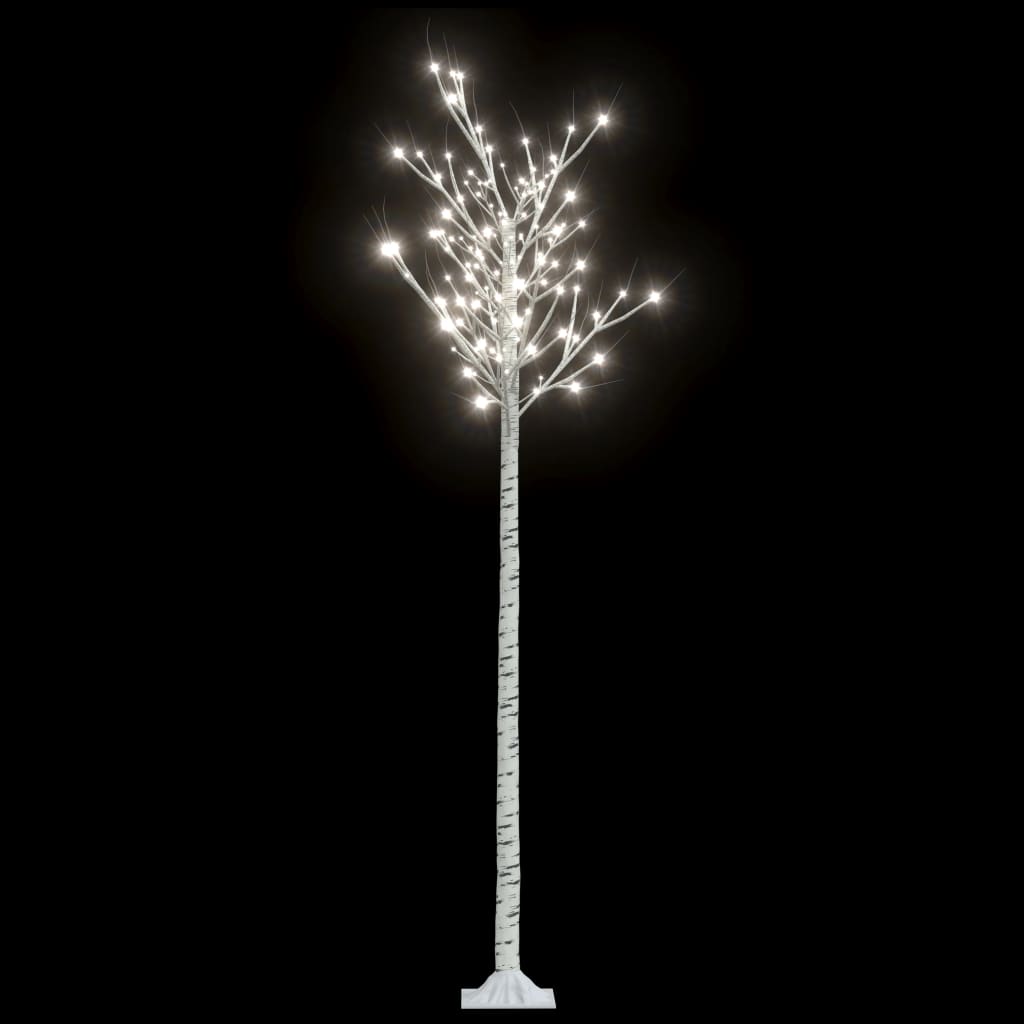 vidaXL Wierzba z oświetleniem, 220 zimnych białych LED, 2,2 m