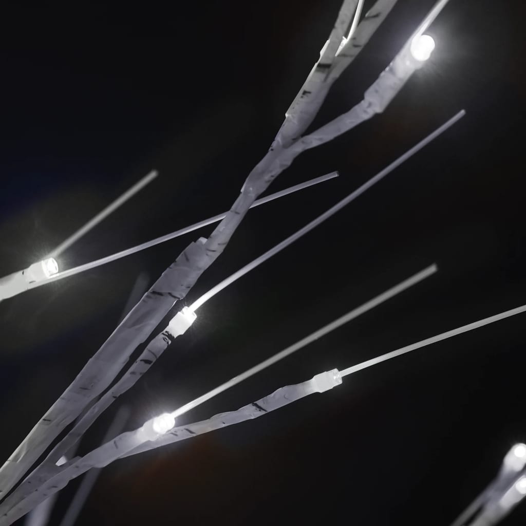 vidaXL Wierzba z oświetleniem, 220 zimnych białych LED, 2,2 m
