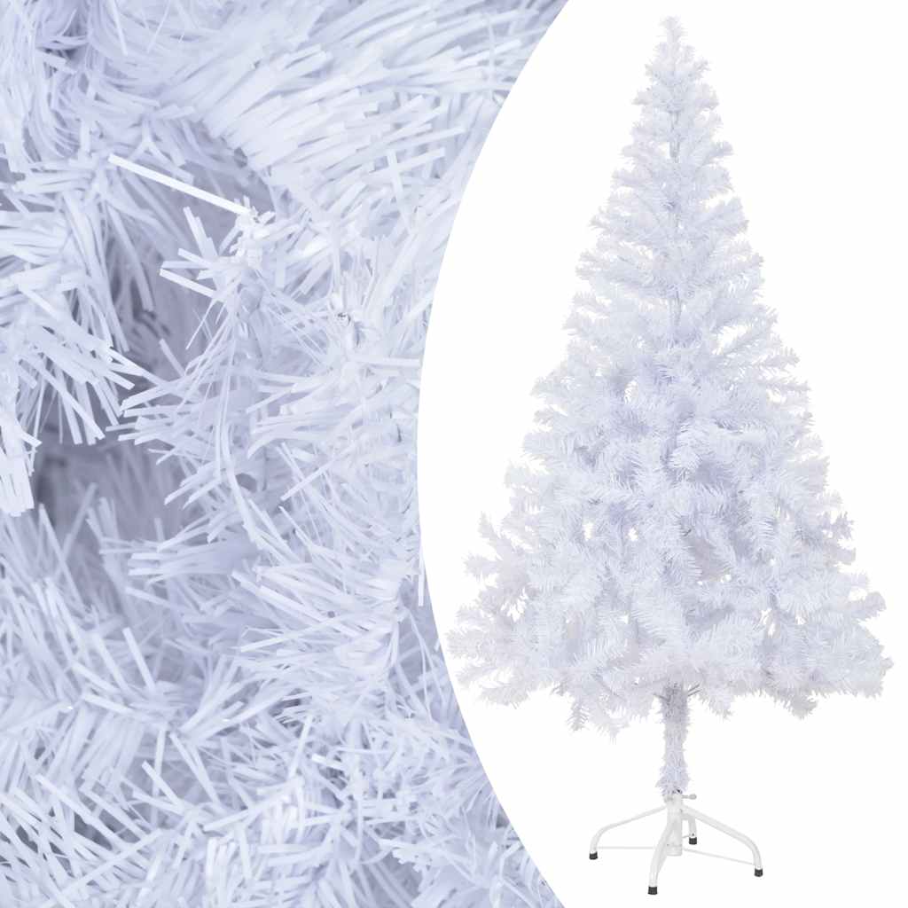 vidaXL Sztuczna choinka z lampkami i bombkami, 150 cm, 380 gałązek