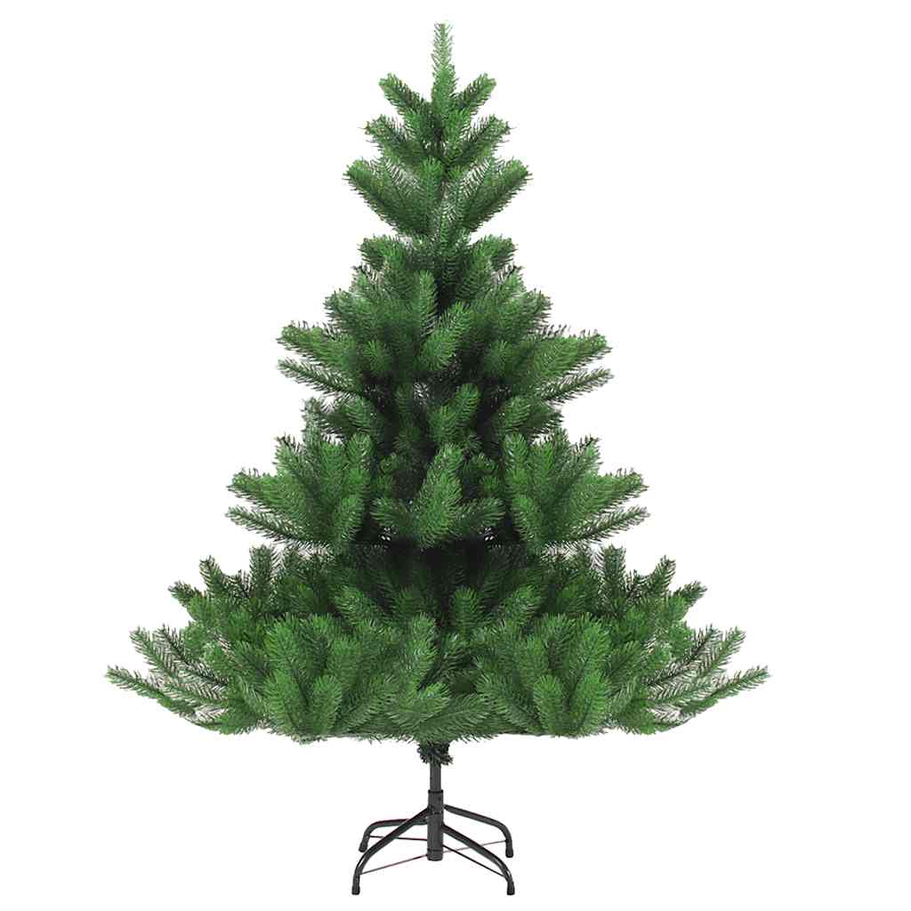 vidaXL Sztuczna jodła kaukaska z LED i bombkami, zielona, 150 cm