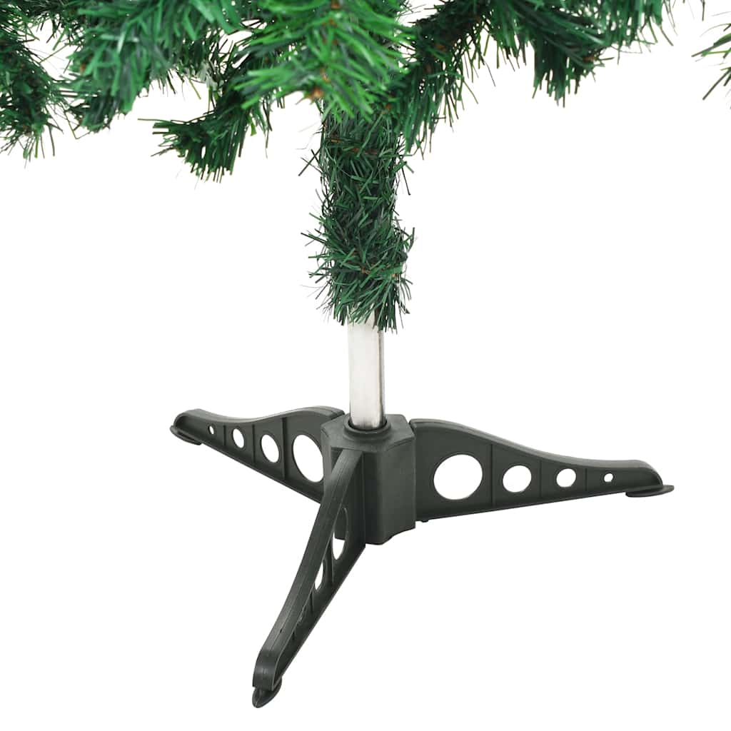 vidaXL Sztuczna choinka z lampkami i bombkami, 120 cm, 230 gałązek
