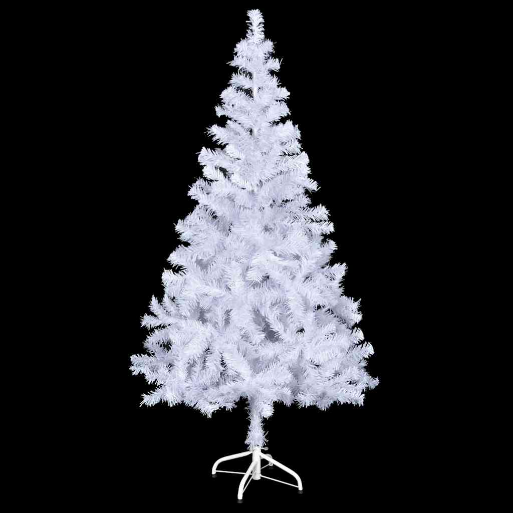 vidaXL Sztuczna choinka z lampkami i bombkami, 150 cm, 380 gałązek