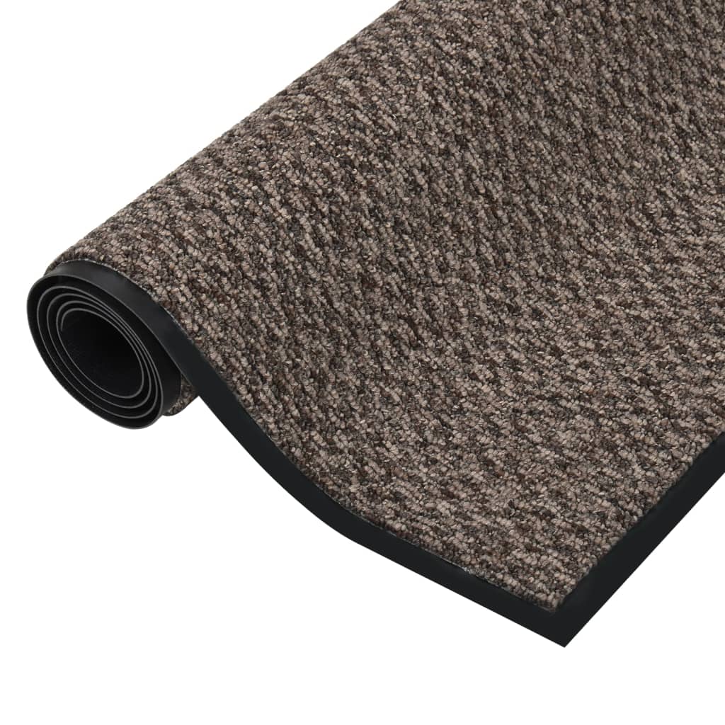 vidaXL Wycieraczka, beżowa, 80 x 120 cm