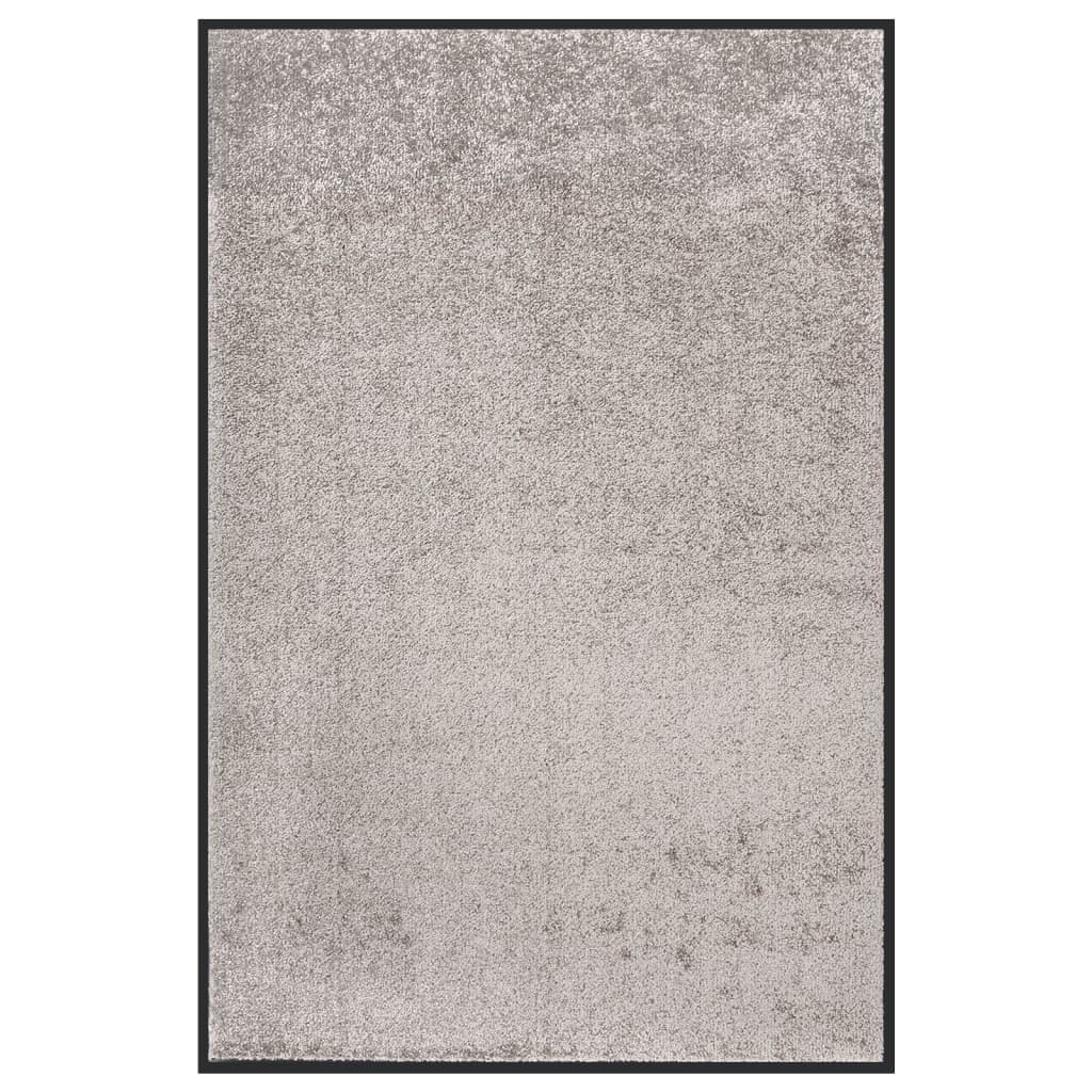 vidaXL Wycieraczka, szara, 80 x 120 cm