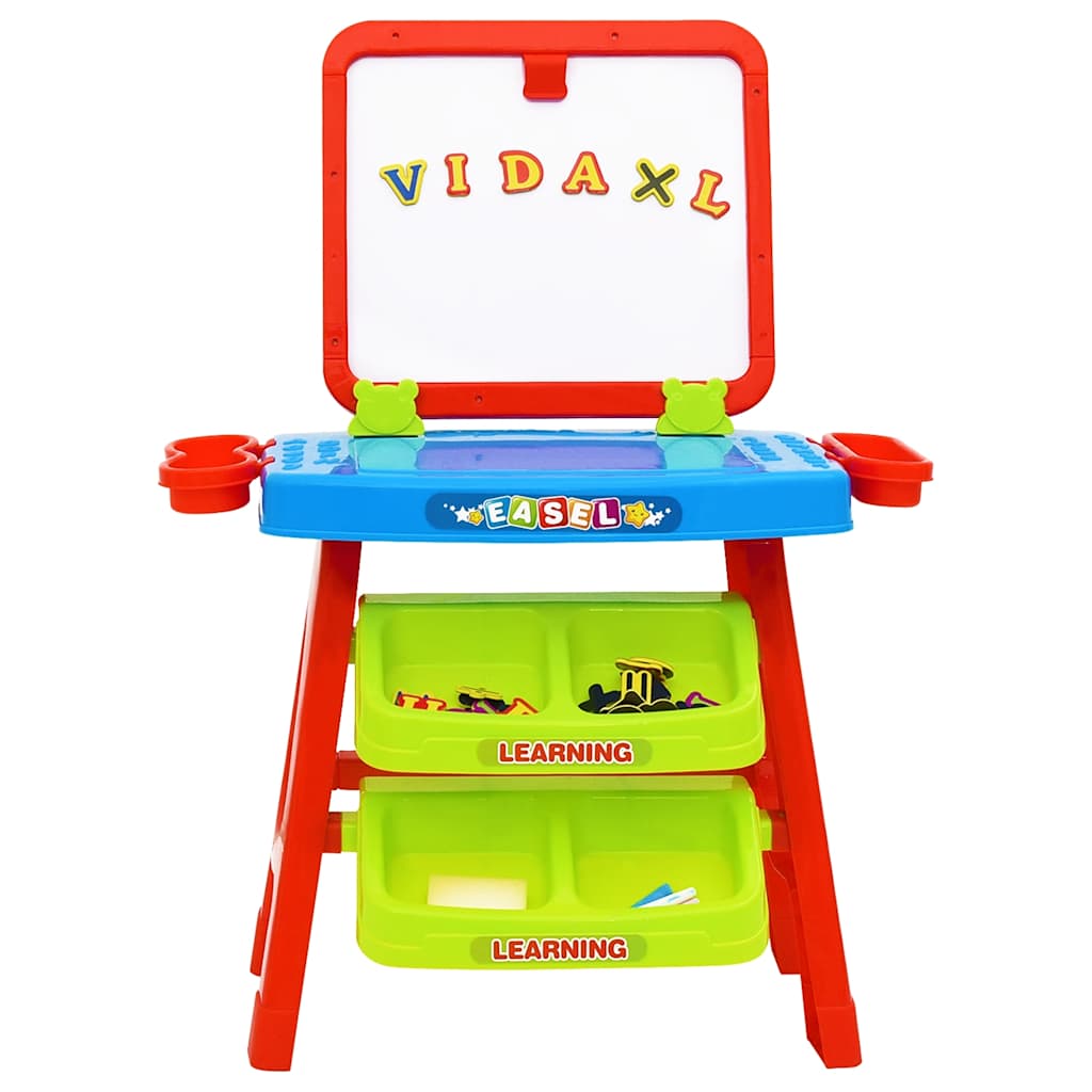 vidaXL Biurko dla dzieci ze sztalugą 3-w-1