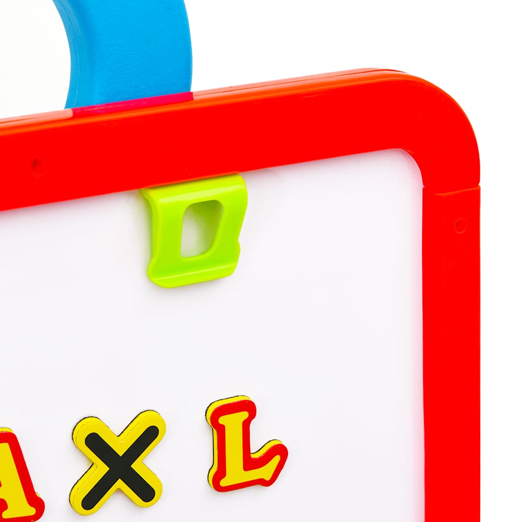 vidaXL Sztaluga dla dzieci 2-w-1 z tablicą kredową i białą