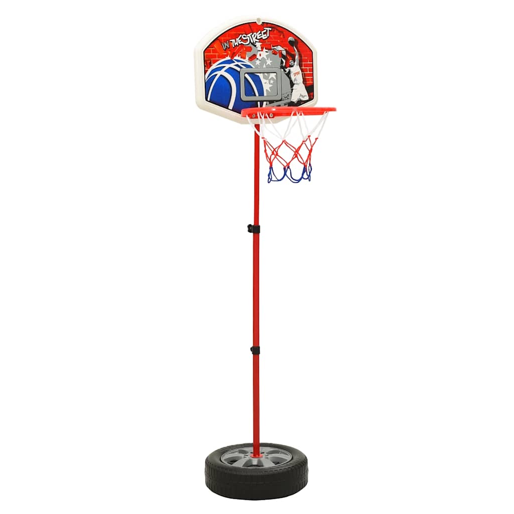 vidaXL Zestaw do gry w koszykówkę dla dzieci, regulowany, 120 cm