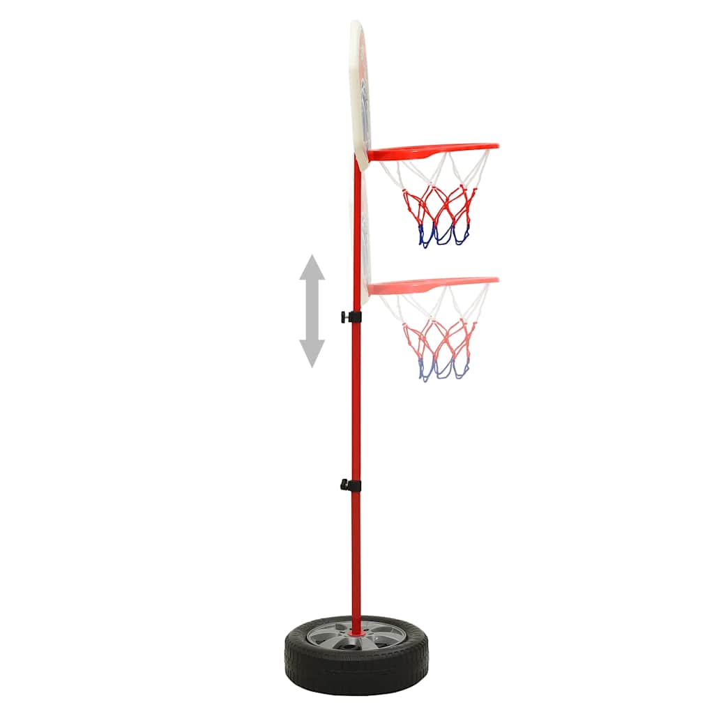 vidaXL Zestaw do gry w koszykówkę dla dzieci, regulowany, 120 cm