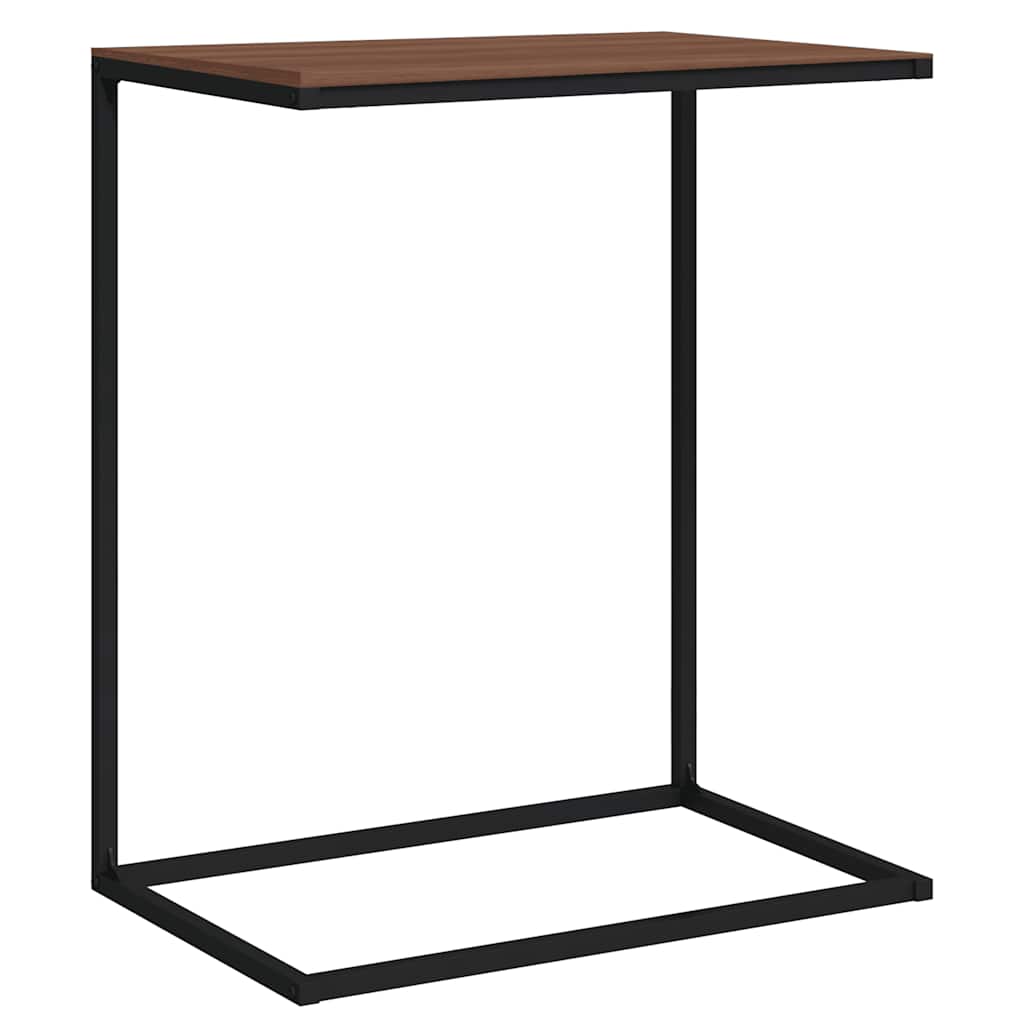 vidaXL Stolik boczny, czarny, 55x35x66 cm, materiał drewnopochodny