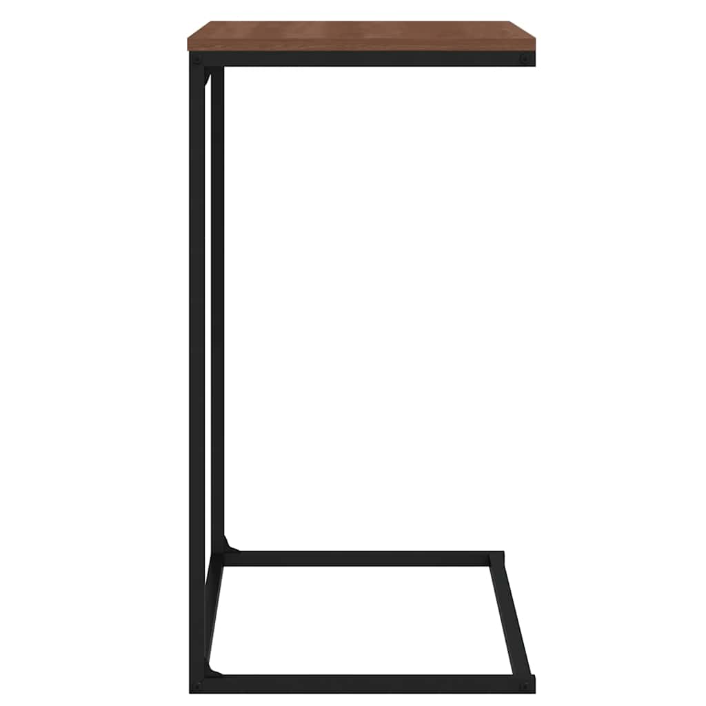 vidaXL Stolik boczny, czarny, 55x35x66 cm, materiał drewnopochodny