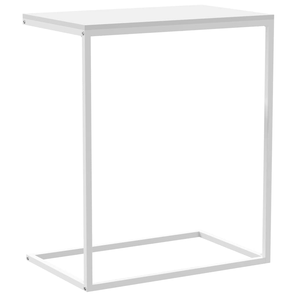 vidaXL Stolik boczny, biały, 55x35x66 cm, materiał drewnopochodny
