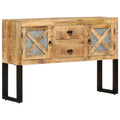 vidaXL Szafka, 110x30x74 cm, surowe drewno mango