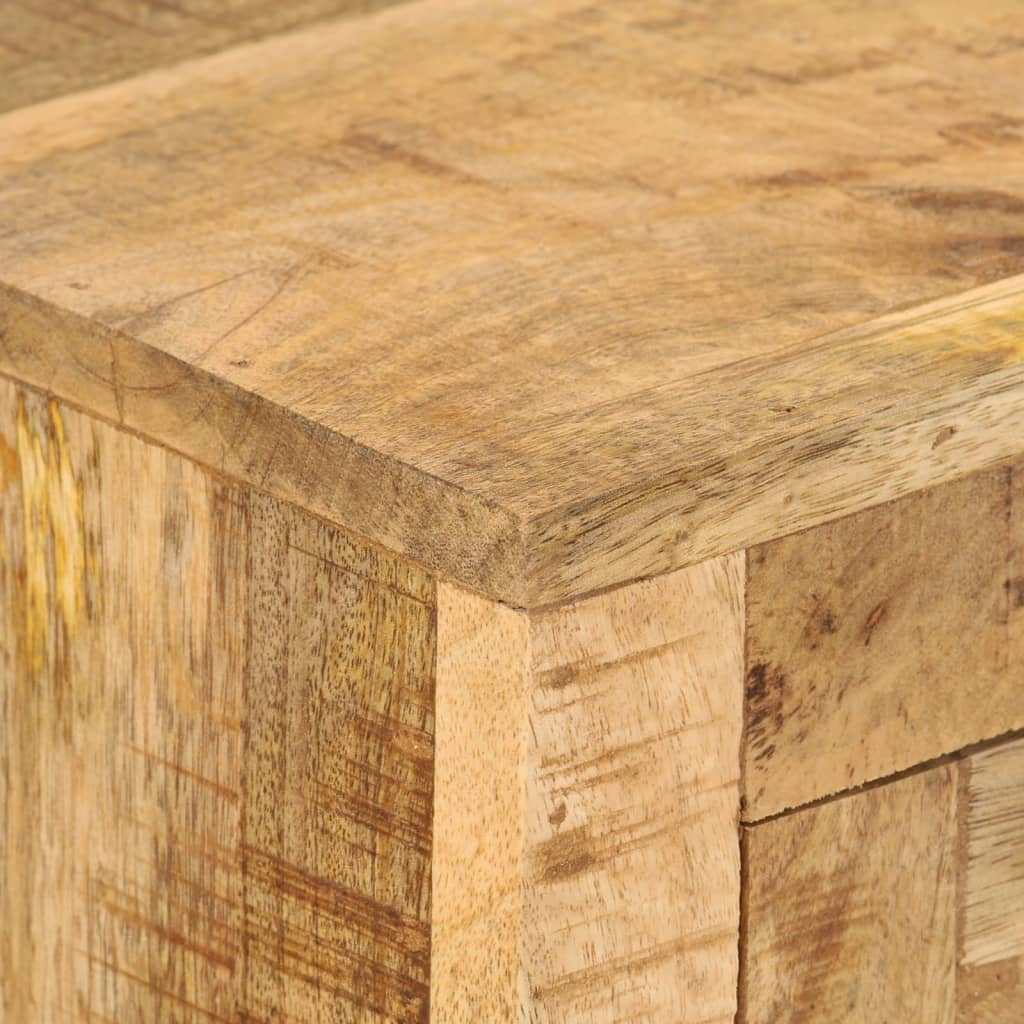vidaXL Szafka, 110x30x74 cm, surowe drewno mango