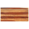 vidaXL Blat stołu, 120x60x(2,5-2,7) cm, lite drewno akacjowe