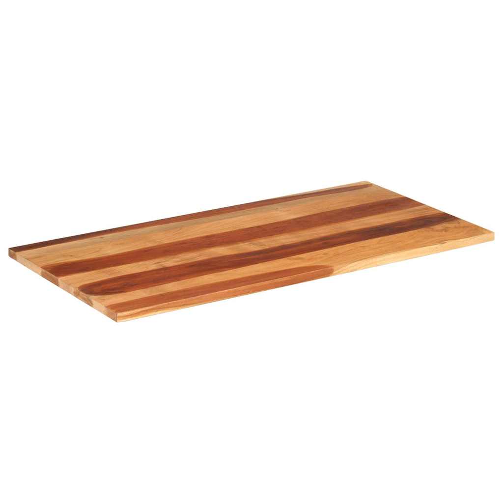 vidaXL Blat stołu, 120x60x(2,5-2,7) cm, lite drewno akacjowe