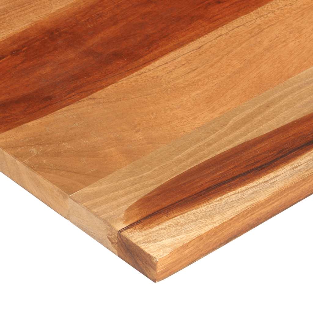 vidaXL Blat stołu, 120x60x(2,5-2,7) cm, lite drewno akacjowe