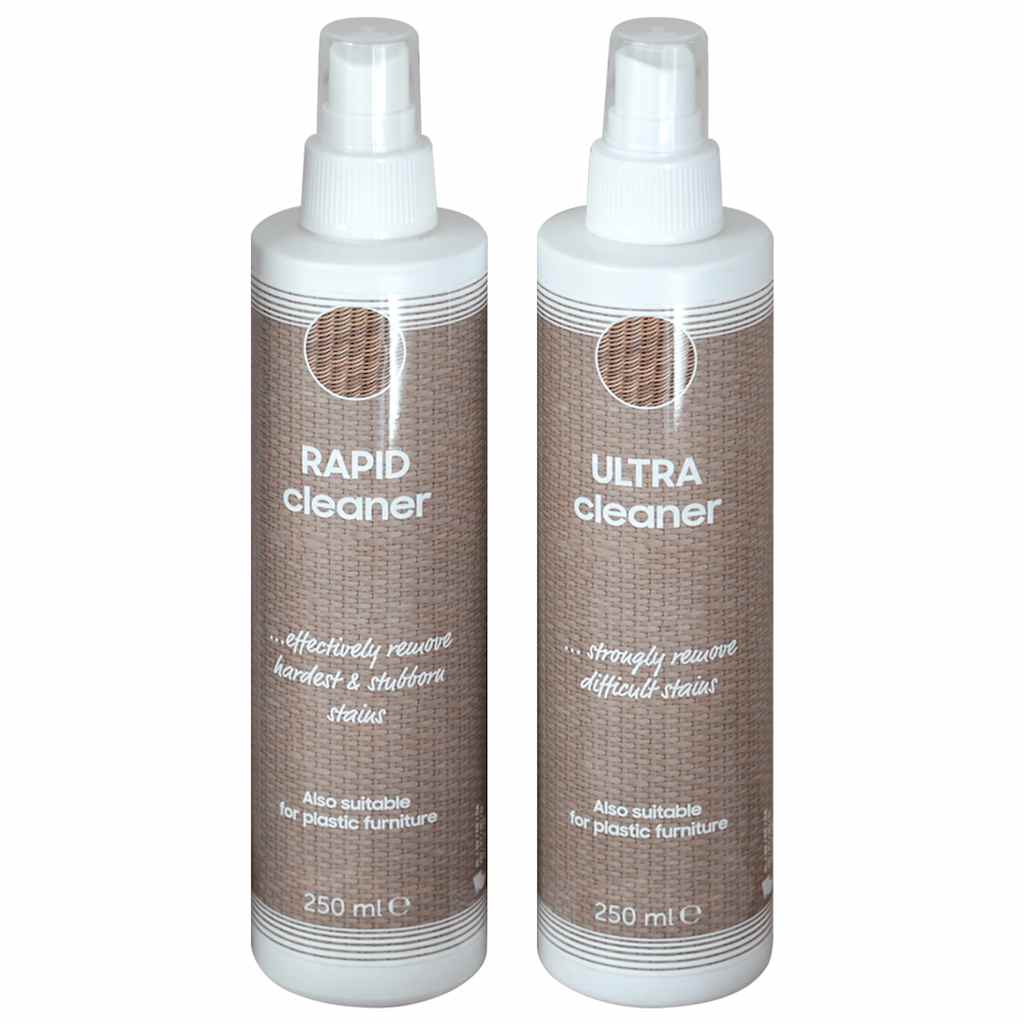vidaXL Zestaw do pielęgnacji mebli z rattanu i textilene, 2x250 ml