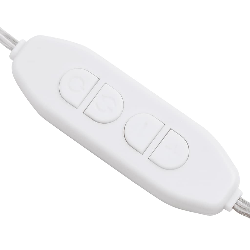 vidaXL Lampki na lustro, 8 ciepłych i zimnych białych żarówek LED