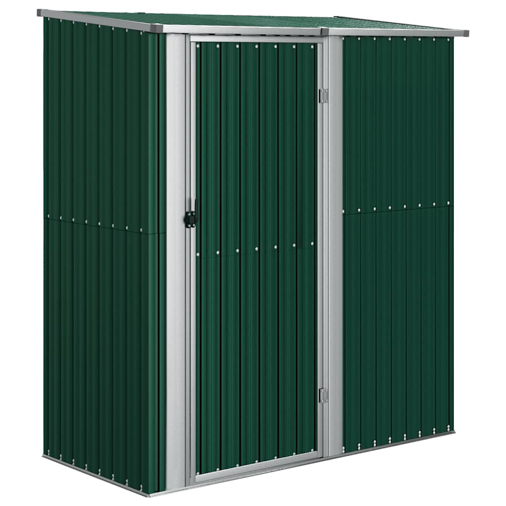 vidaXL Szopa ogrodowa zielona 180,5x97x209,5 cm ocynkowana stal