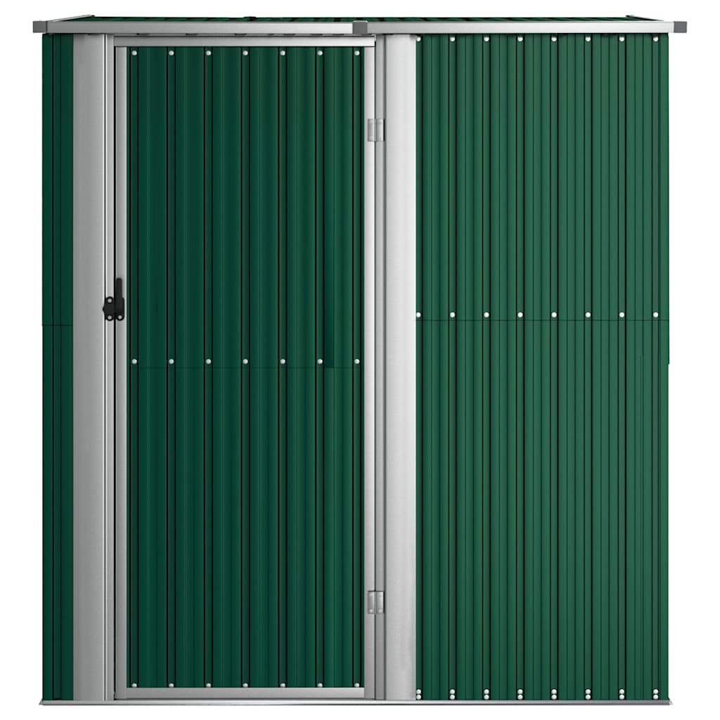 vidaXL Szopa ogrodowa zielona 180,5x97x209,5 cm ocynkowana stal