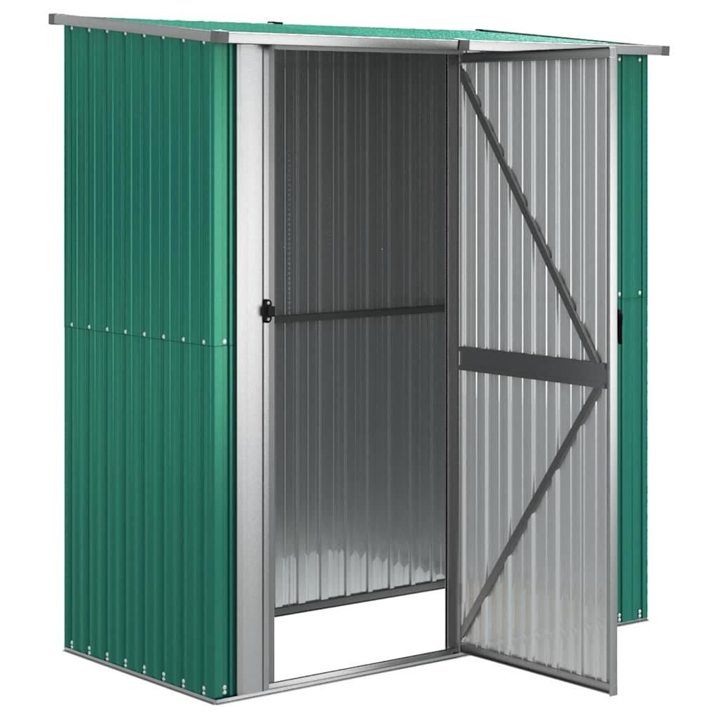 vidaXL Szopa ogrodowa zielona 180,5x97x209,5 cm ocynkowana stal